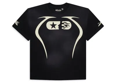 Pre-owned Hellstar Men's  Warm Up T-shirt In Black