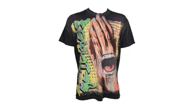 Pre-owned Hellstar Men's  Worship Hands T-shirt In Black