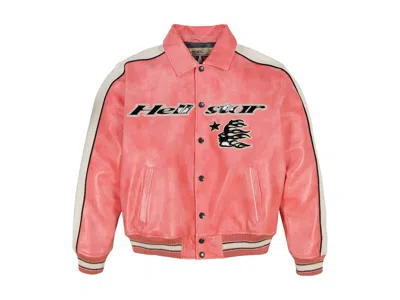 Pre-owned Hellstar Men's  X Avirex Jacket In Salvage Red