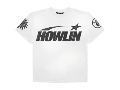 Pre-owned Hellstar Men's  X Howlin' Ray's Complexcon T-shirt In White/black