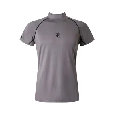 Pre-owned Hellstar Mockneck Compression T-shirt 'grey' | Men's Size Xxl