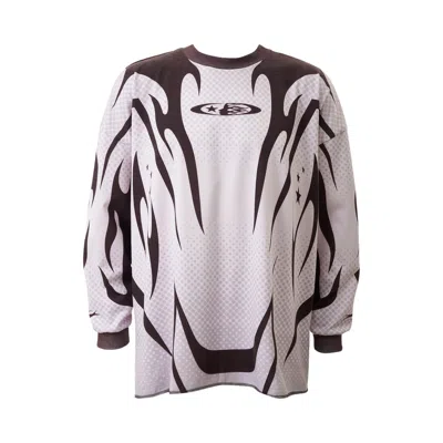 Pre-owned Hellstar Moto Jersey 'white' | Men's Size M