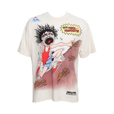 Pre-owned Hellstar Mountain Climber T-shirt 'white' | Men's Size L