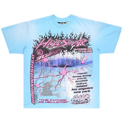 Pre-owned Hellstar Neuron T-shirt 'light Blue'