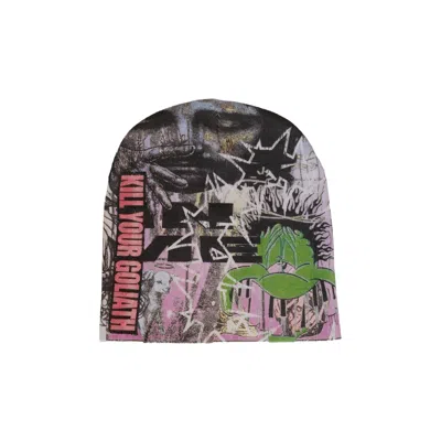 Pre-owned Hellstar No Guts No Glory Beanie 'multicolor' | Multi-color | Men's Size Onesize