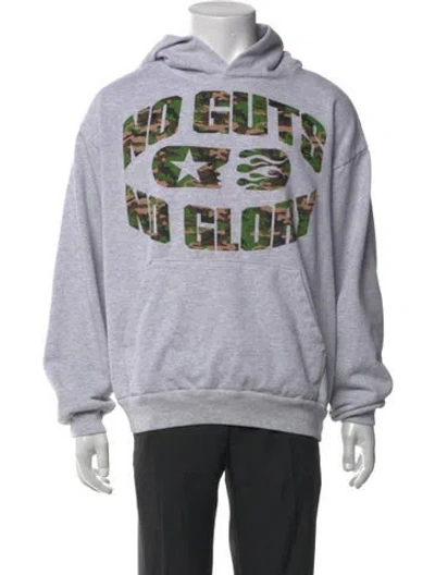 Pre-owned Hellstar No Guts No Glory Graphic Print Hoodie In Multi