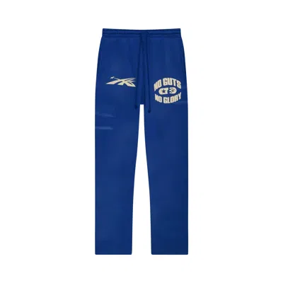 Pre-owned Hellstar No Guts No Glory! Sweatpants 'blue'