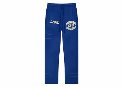 Pre-owned Hellstar No Guts No Glory! Sweatpants In Blue