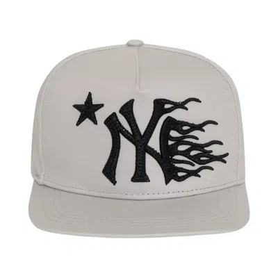 Pre-owned Hellstar Ny Snapback Hat 'grey' | Men's Size Onesize In Gray