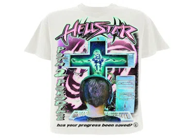 Pre-owned Hellstar Online T-shirt In White