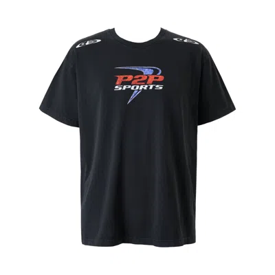Pre-owned Hellstar P2p Sports T-shirt 'black' | Men's Size L