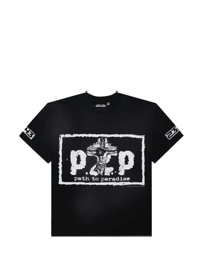 Hellstar Path To Paradise Graphic-print T-shirt In Black