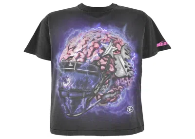 Pre-owned Hellstar Powered By The Star T-shirt In Black
