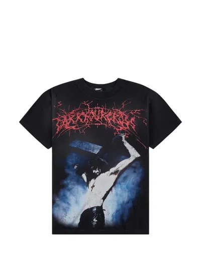 Hellstar Printed T-shirt In Black