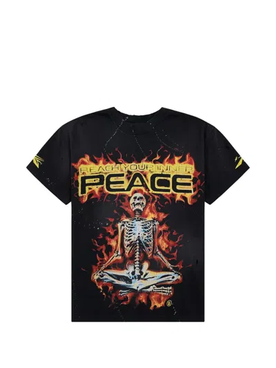 Hellstar Printed T-shirt In Black