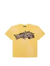 Hellstar Printed T-shirt In Yellow