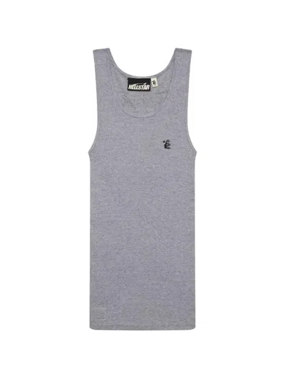 Hellstar Printed Tank Top In Gray