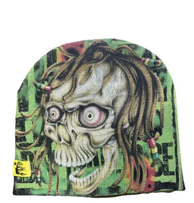 Pre-owned Hellstar Rasta Beanie In Green