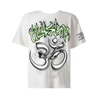 Pre-owned Hellstar Reach Your Inner Peace Yoga T-shirt 'white' | Men's Size S