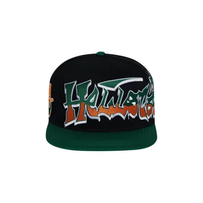 Pre-owned Hellstar Records Hat Snapback 'green/black' | Men's Size Onesize