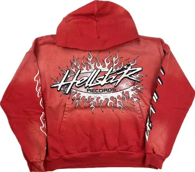 Pre-owned Hellstar Records Hoodie In Red