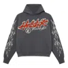 Hellstar Records Tour Flame-print Hoodie In Multi