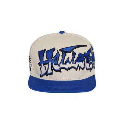 Pre-owned Hellstar Records Snapback Hat 'blue/white'