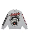 Hellstar Records Sweatshirt In Grey