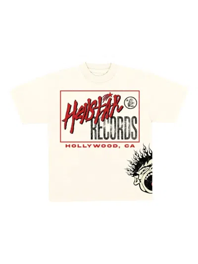 Hellstar Records T-shirt In Neutrals