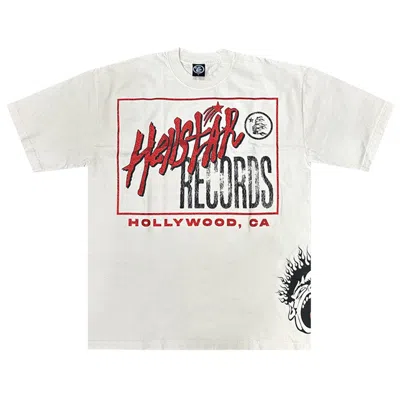 Pre-owned Hellstar Records T-shirt 'white' | Men's Size M