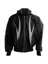 Hellstar Reversible Hooded Jacket In Black