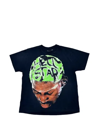 Hellstar Rodman Rhinestone-embellished T-shirt In Black