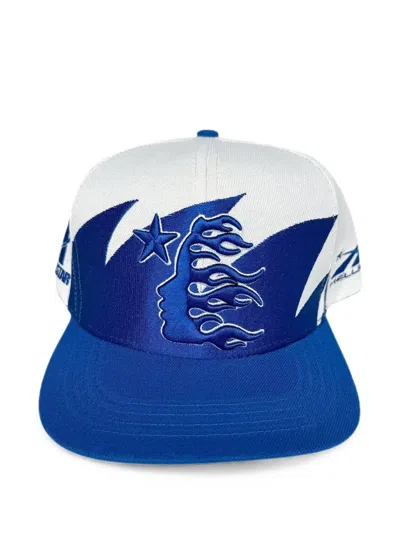 Hellstar Shark Teeth Snapback Cap In Blue