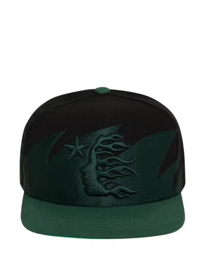 Hellstar Sharkteeth Snapback Hat In Green