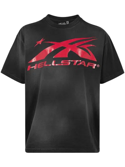 Hellstar Sport Logo Gel T-shirt In Black