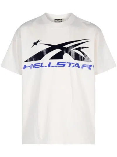 Hellstar Sport Logo Gel T-shirt In White