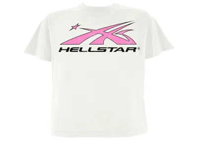 Pre-owned Hellstar Sport Logo T-shirt In White