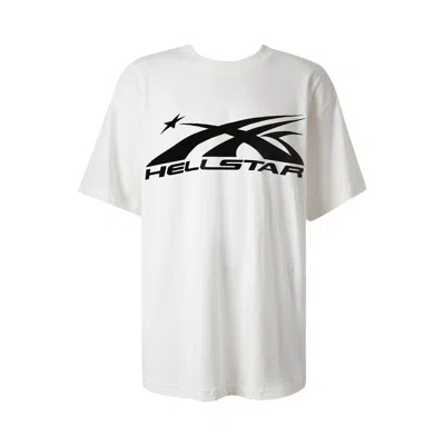 Pre-owned Hellstar Sports Logo T-shirt 'white/black' | Men's Size S