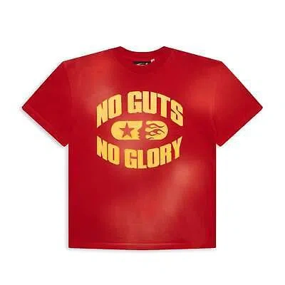 Pre-owned Hellstar Sports No Guts No Glory T-shirt (red)
