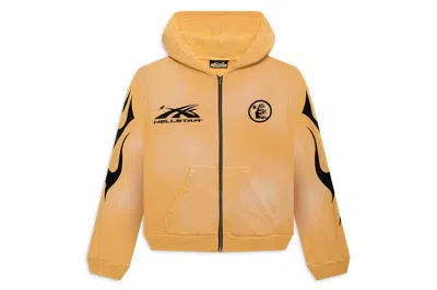 Pre-owned Hellstar Sports Zip-up Sweatshirt Yellow