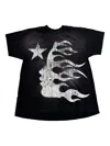 Hellstar Star Graphic T-shirt In Black