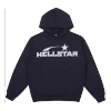 Hellstar Studios Basic Logo Hoodie 'black White'