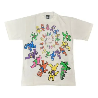 Hellstar Studios Grateful Dead Dancing Bears T-shirt 'beige' In White