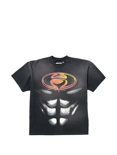 Hellstar Studios Superhero Short-sleeve T-shirt In Black