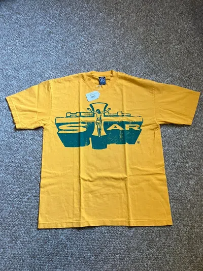 Pre-owned Hellstar T-shirt In Yellow