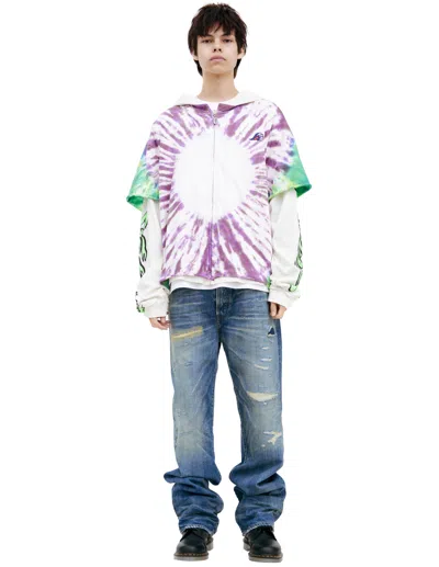 Hellstar White Monoprint Hoodie