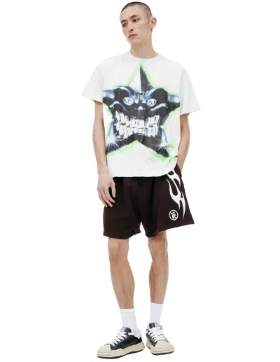 Hellstar White Rhinestone T-shirt