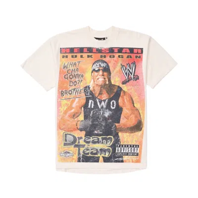 Pre-owned Hellstar X Wwe Hulk Hogan T-shirt 'white' | Men's Size M