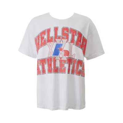 Pre-owned Hellstar Xxl Athletics T-shirt 'white' | Men's Size L