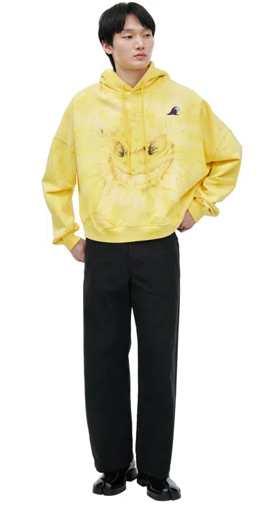 Hellstar Yellow Print Hoodie